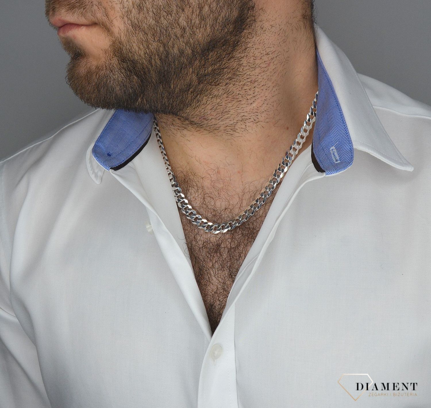 Srebrny łańcuszek Pancerka DIA-LAN-2087-200-925 8mm próba 925 (1).jpg